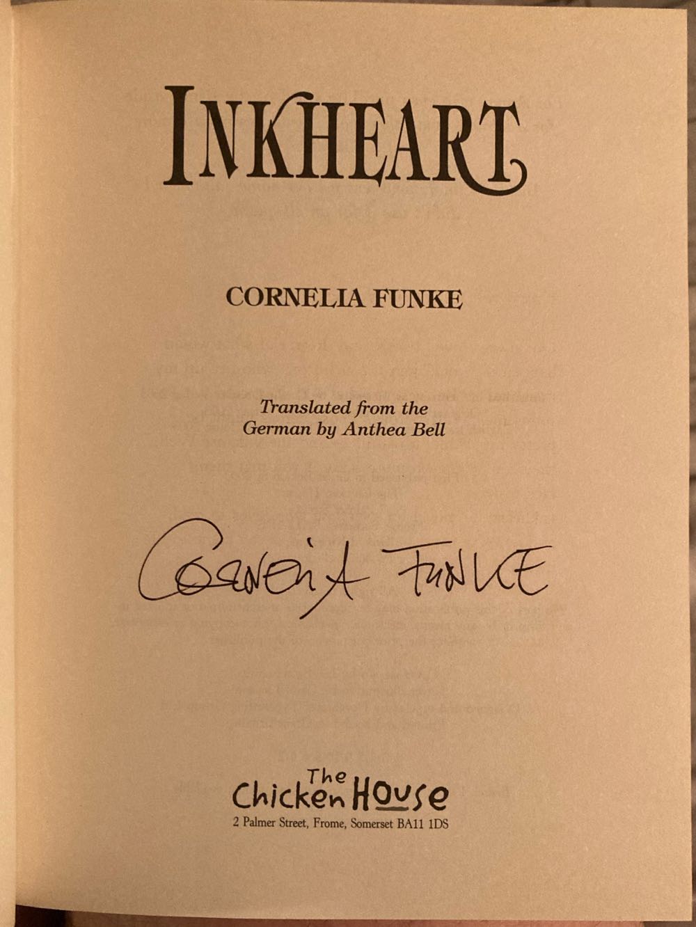 Inkheart - Funke, Cornelia (The Chicken House - Hardcover) book collectible - Main Image 3