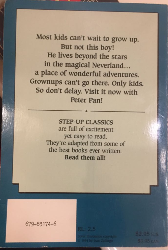 Peter Pan - J. M Barrie (Random House Books for Young Readers - Paperback) book collectible [Barcode 9780679810445] - Main Image 2