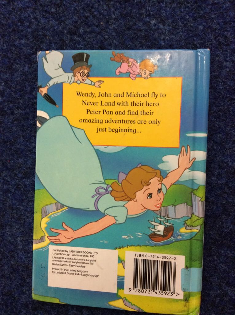 Peter Pan - Disney (Ladybird) book collectible [Barcode 9780721435923] - Main Image 2