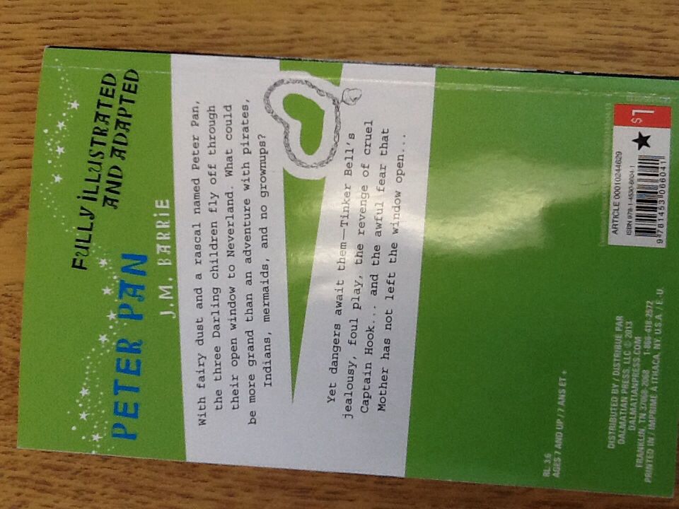 Peter Pan  book collectible [Barcode 9781453066041] - Main Image 2