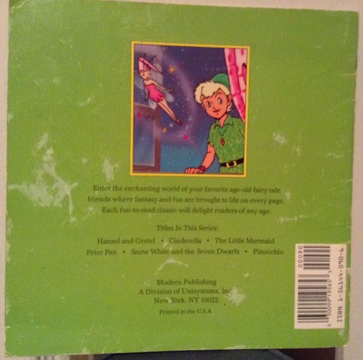 Peter Pan - NA (Modern Publishing) book collectible [Barcode 9781561440900] - Main Image 2
