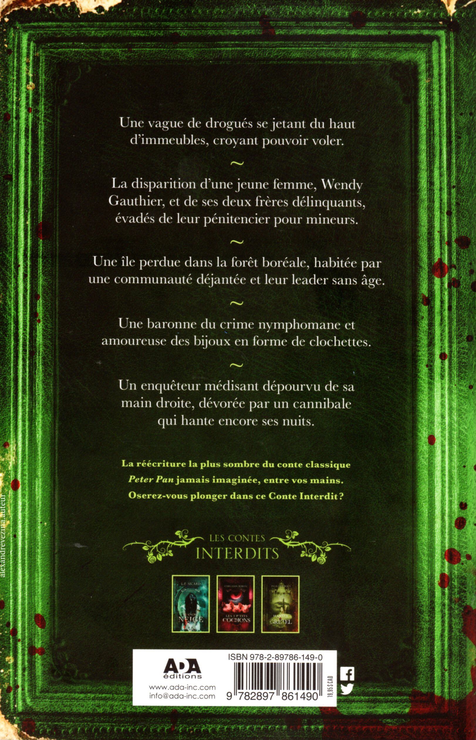 Peter Pan - Rousseau, Simon (Éditions AdA Inc. - Paperback) book collectible [Barcode 9782897861490] - Main Image 2