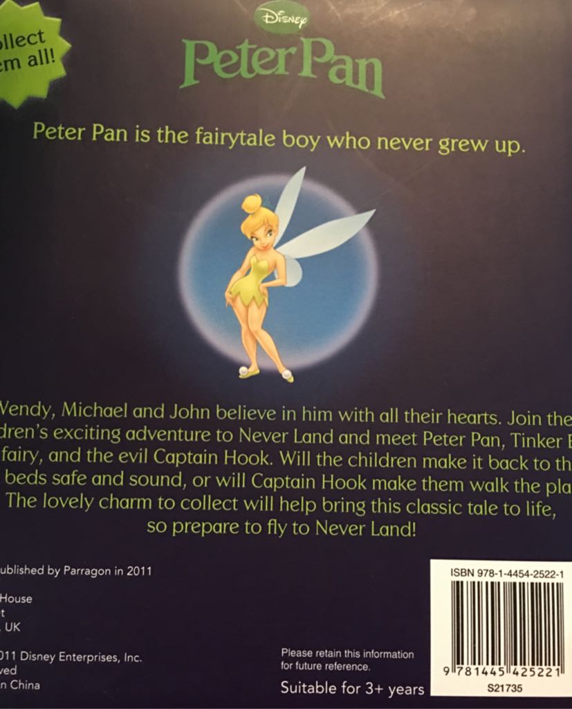 Peter Pan - Disney book collectible - Main Image 2
