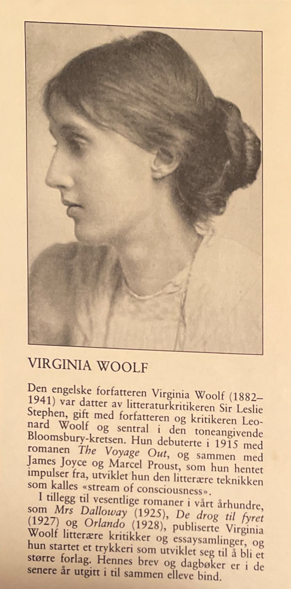 Mrs Dalloway - Virginia Woolf (Den Norske Bokklubben - Hardcover) book collectible [Barcode 9788252526356] - Main Image 4