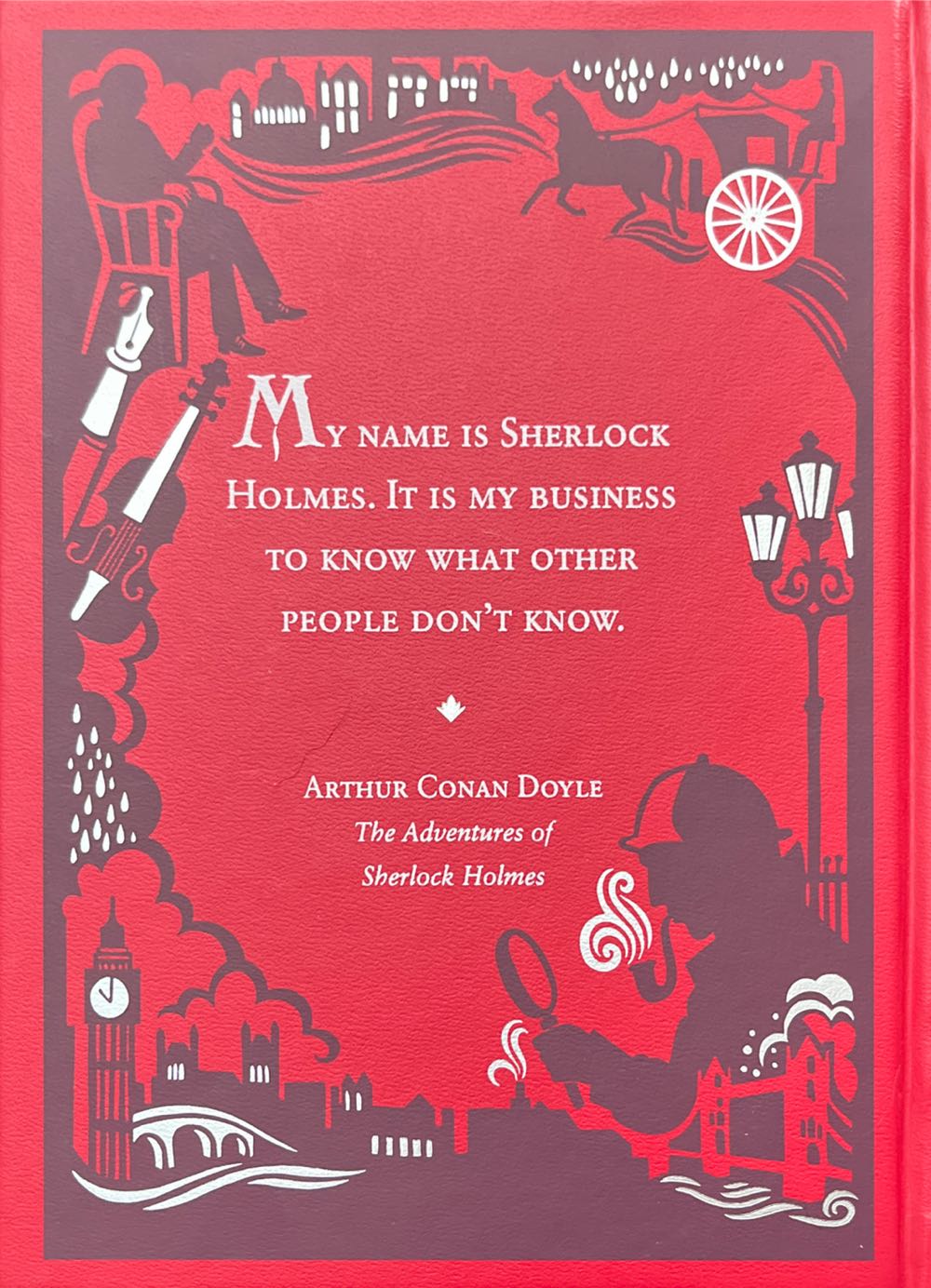 The Adventures of Sherlock Holmes - Arthur Conan Doyle (Barnes & Noble Books - Hardcover) book collectible [Barcode 9781435148109] - Main Image 2
