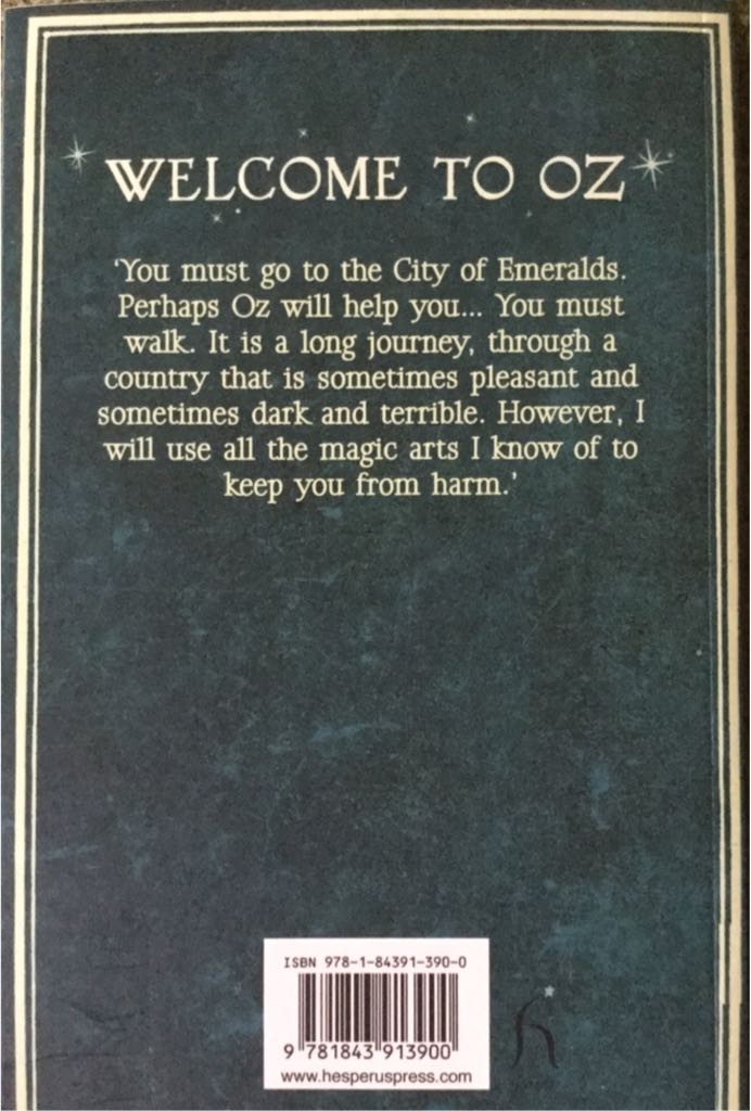 The Wonderful Wizard Of Oz - Frank Baum (Hesperus Press - Paperback) book collectible [Barcode 9781843913900] - Main Image 2