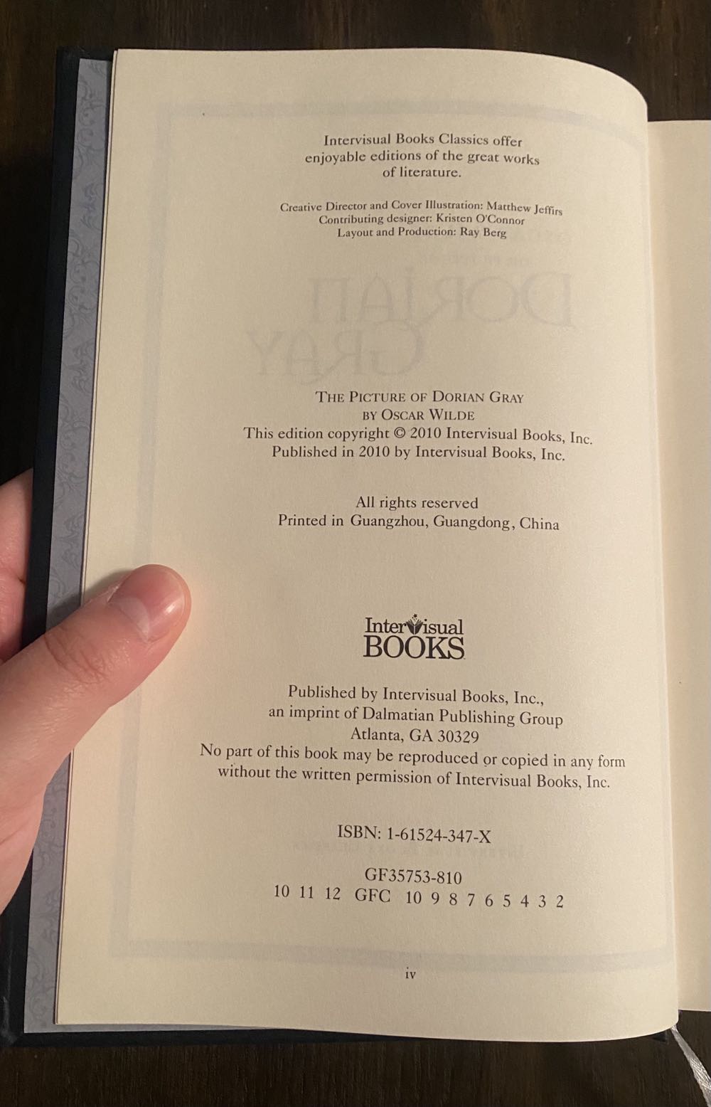 The Picture Of Dorian Gray - Oscar Wilde (Intervisual/Piggy Toes - Calf-Binding) book collectible [Barcode 9781615243471] - Main Image 4