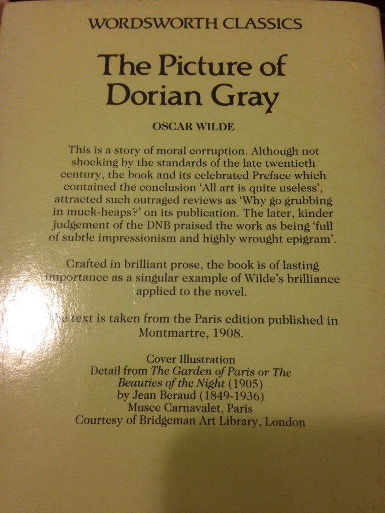 The Picture Of Dorian Gray  book collectible - Main Image 2