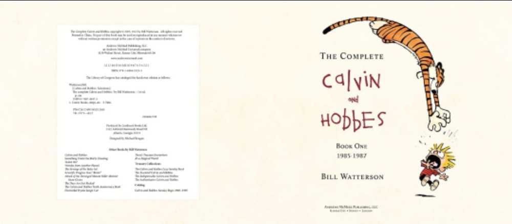Calvin and Hobbes Complete - Bill Watterson (Andrews McMeel Publishing - Paperback) book collectible [Barcode 9781449433253] - Main Image 3