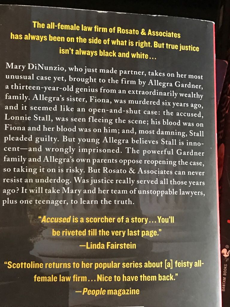 Accused - Lisa Scottoline (Kindle - eBook) book collectible [Barcode 9781250027672] - Main Image 2