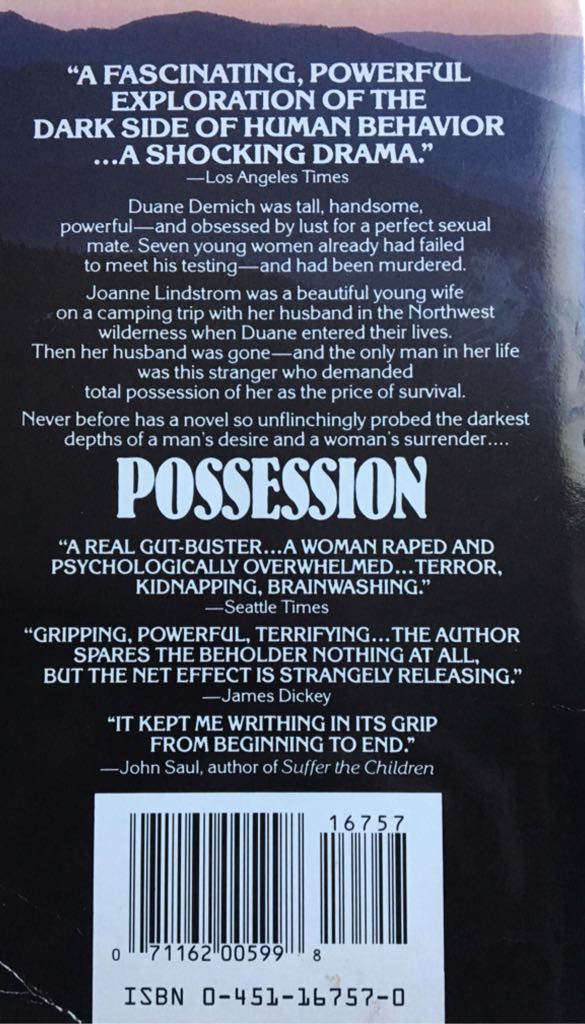 Possession - Ann Rule (Signet - Paperback) book collectible [Barcode 9780451167576] - Main Image 2
