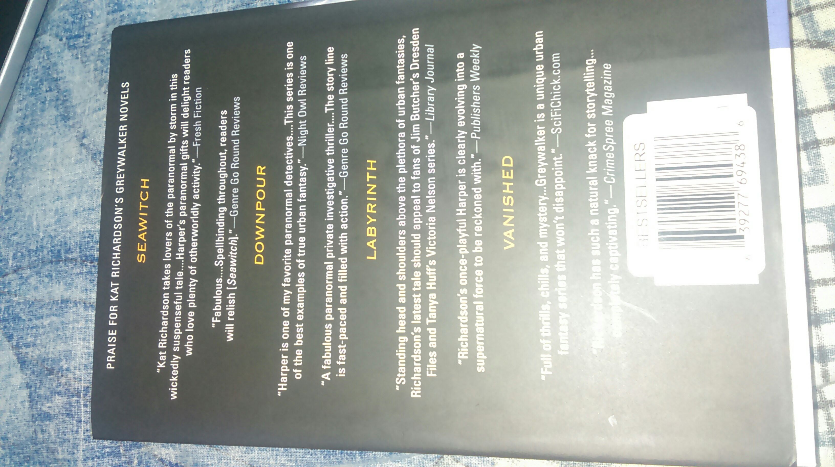 GW8: Possession - Kat Richardson (ROC Fantasy - Hardcover) book collectible [Barcode 9780451465122] - Main Image 2