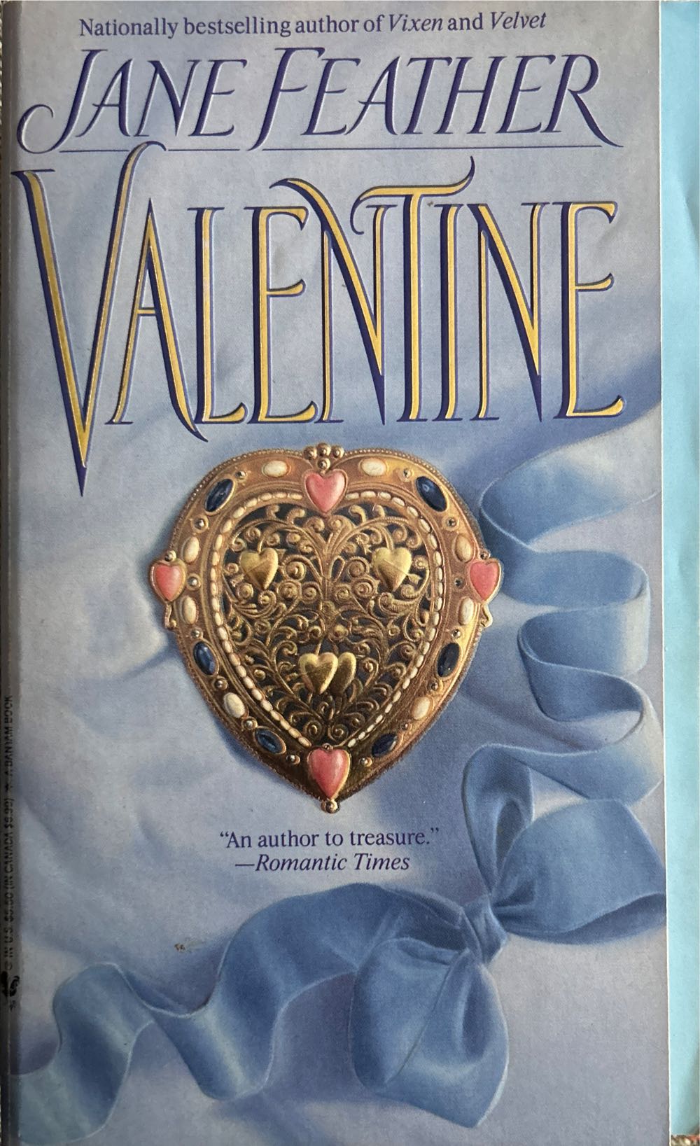Valentine - Jane Feather (Bantam Books - Paperback) book collectible [Barcode 9780553564709] - Main Image 2