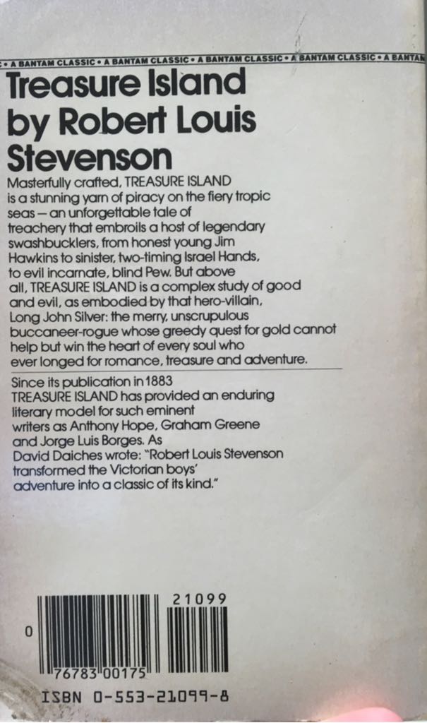 Treasure Island  - Louis Stevenson book collectible [Barcode 9780553210996] - Main Image 2