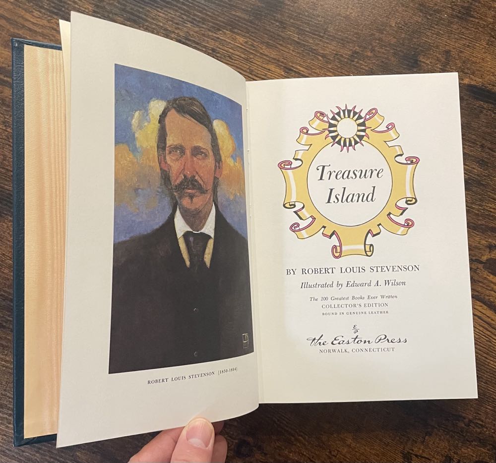 Treasure Island  - Robert Louis Stevenson (Easton Press - Calf-Binding) book collectible - Main Image 4