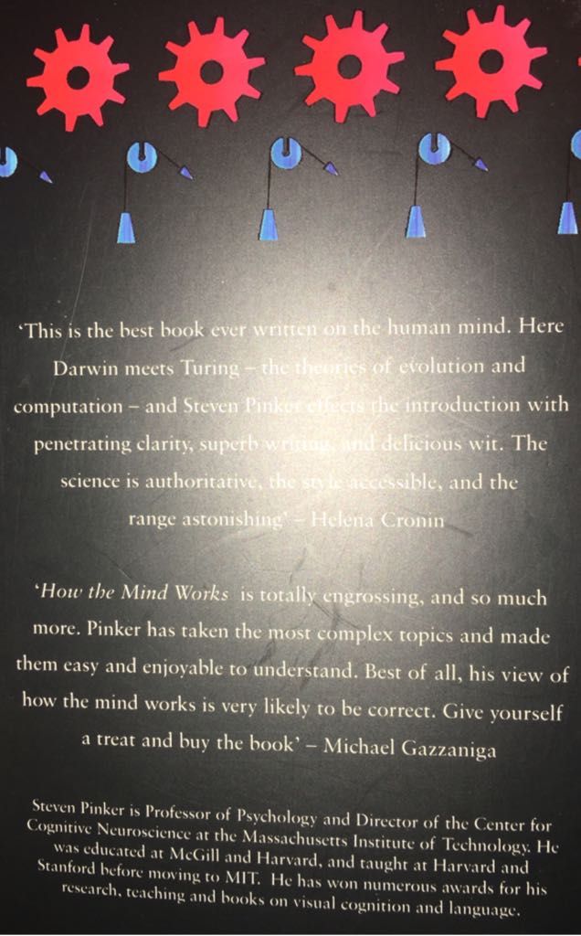 How the Mind Works - Steven Pinker (Lane, Allen - Audiobook) book collectible [Barcode 9780713991307] - Main Image 2