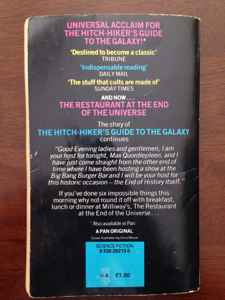 The Restaurant at the End of the Universe - Douglas Adams (Pan Books - Paperback) book collectible [Barcode 9780330262132] - Main Image 2
