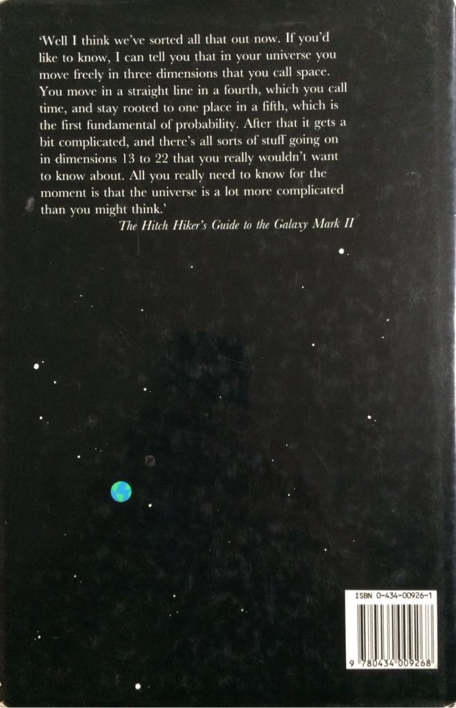 Mostly Harmless - Douglas Adams (William Heineman Ltd. - Hardcover) book collectible [Barcode 9780434009268] - Main Image 2