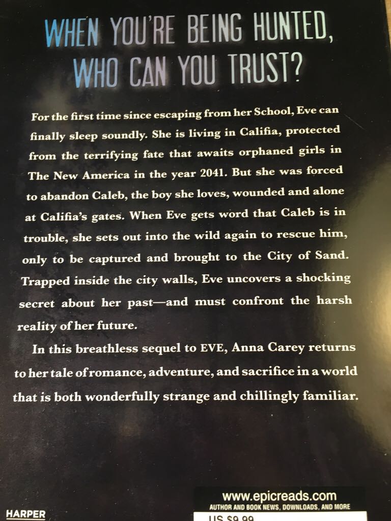 Once - Anna Carey (HarperCollins - Paperback) book collectible [Barcode 9780062216441] - Main Image 2