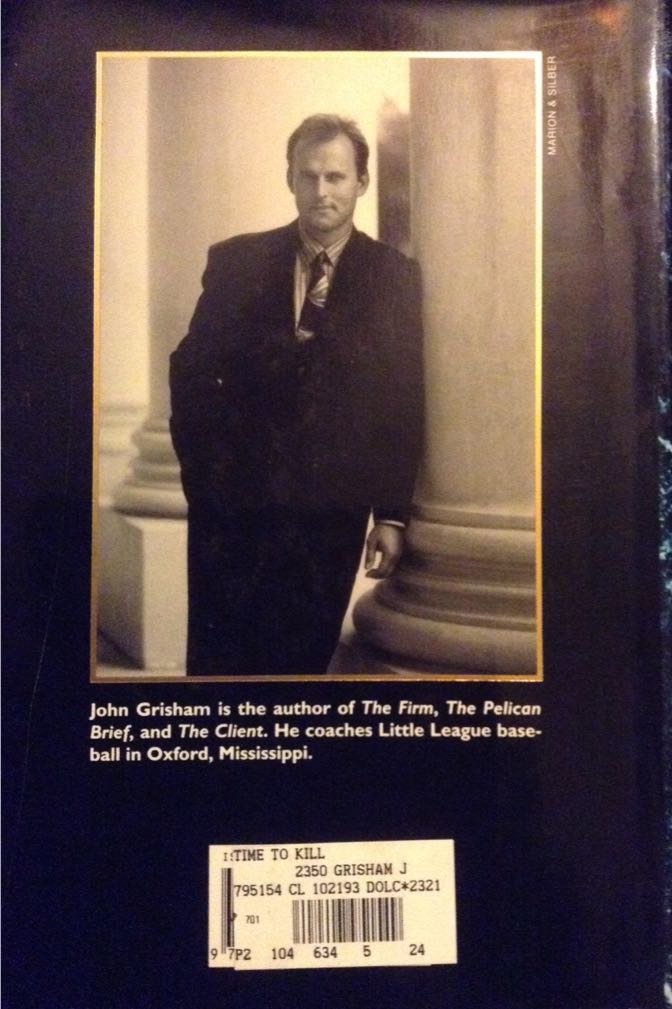 A Time To Kill - John Grisham (. - Hardcover) book collectible [Barcode 9780385470810] - Main Image 2