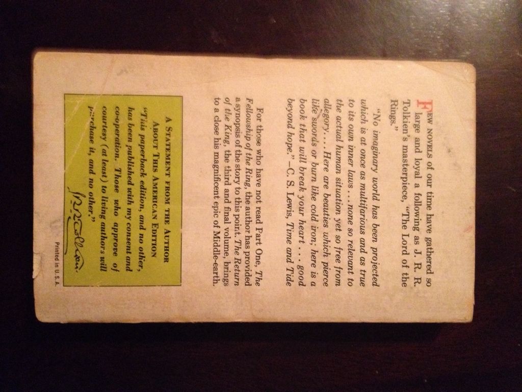 Two Towers, The - JRR Tolkien book collectible - Main Image 2