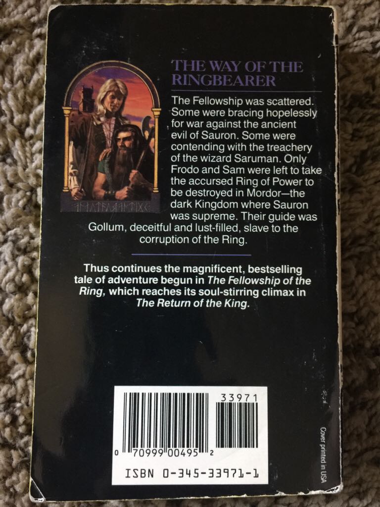 Two Towers, The - J. R. R. Tolkien (Ballantine Books Trade Paperbacks - Paperback) book collectible - Main Image 2