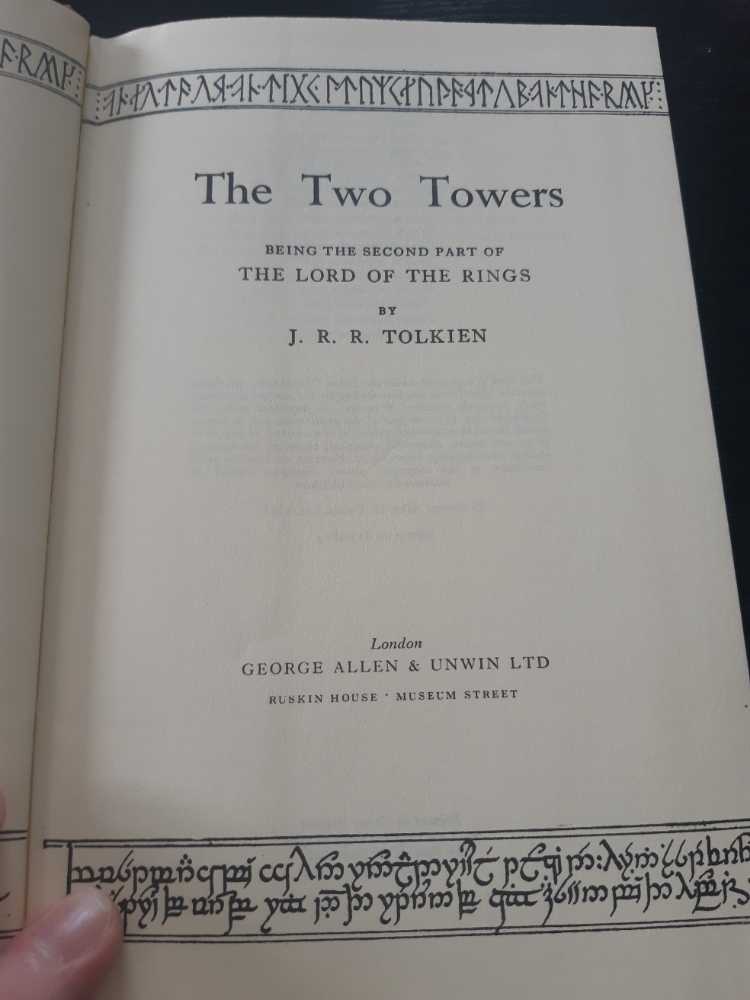 The Two Towers - J. R. R. Tolkien (George Allen & Unnwin Ltd - Audiobook) book collectible - Main Image 2
