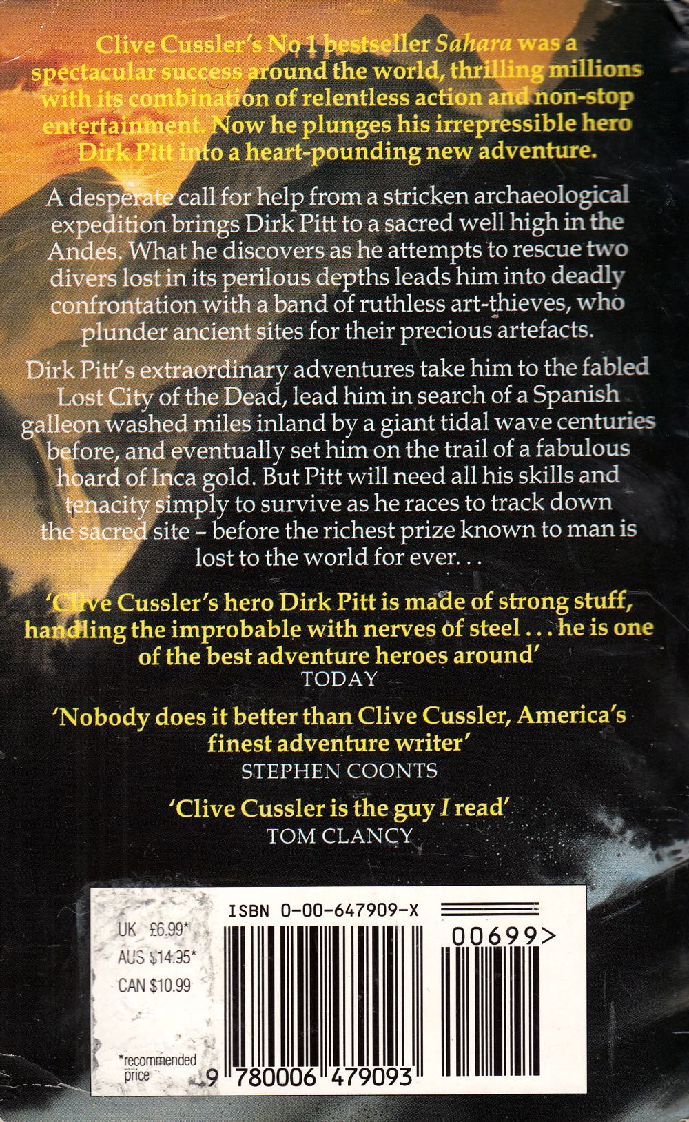 Dirk Pitt 12: nca Gold - Clive Cussler (HarperCollins - Audiobook) book collectible [Barcode 9780006479093] - Main Image 2