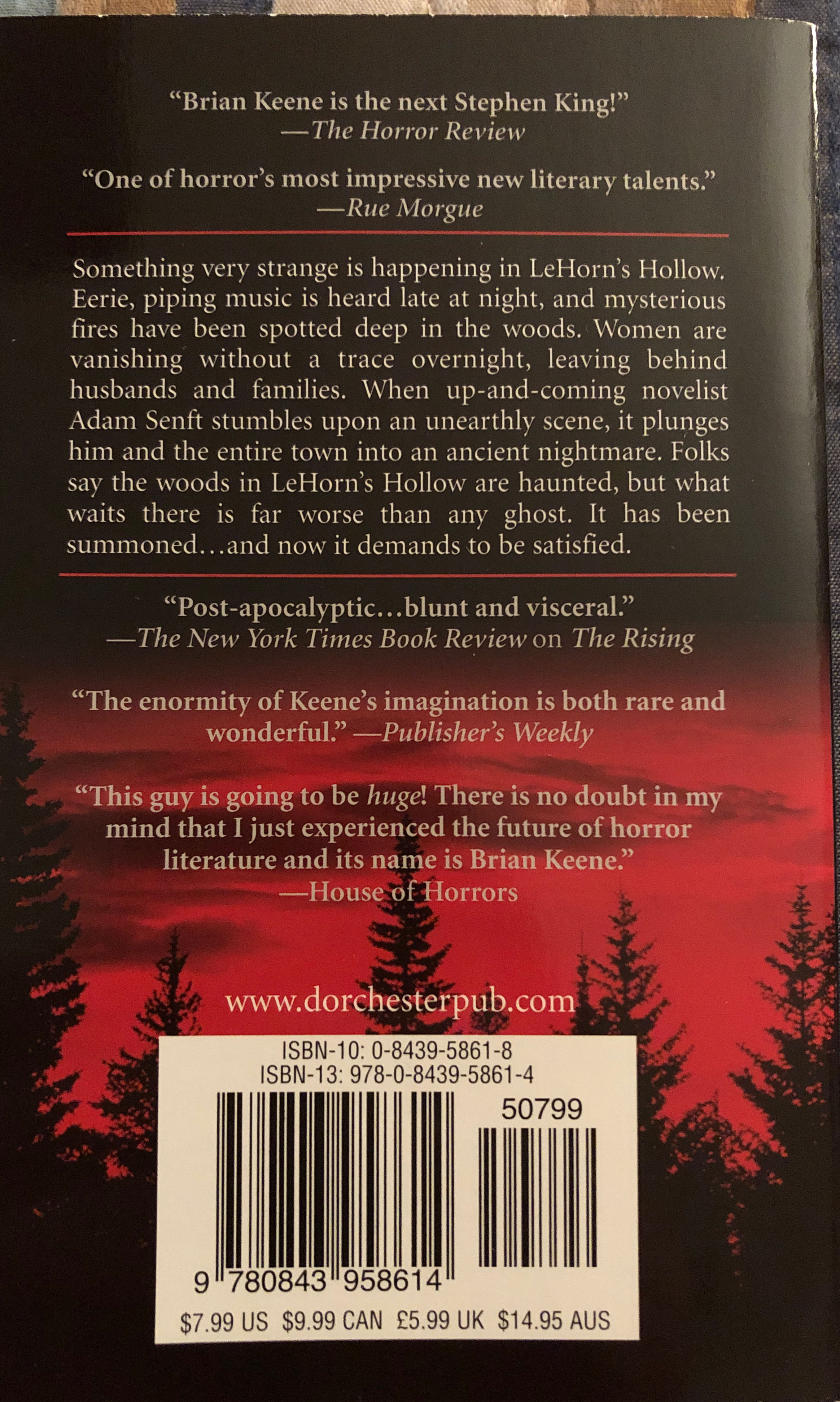 Dark Hollow - Brian Keene (Leisure Fiction - Paperback) book collectible [Barcode 9780843958614] - Main Image 2