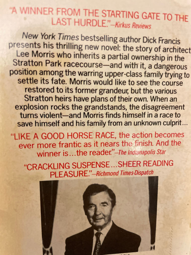 Decider - Dick Francis (Jove - Paperback) book collectible [Barcode 9780515116175] - Main Image 2