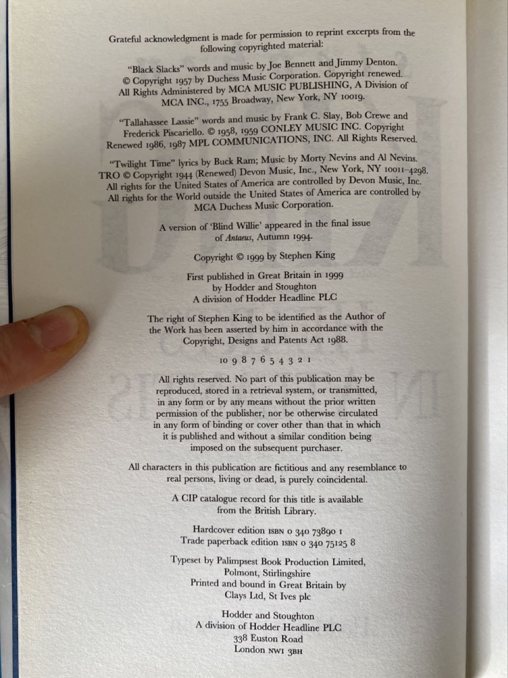 Hearts in Atlantis - Stephen King (Hodder & Stoughton - Hardcover) book collectible [Barcode 9780340738900] - Main Image 3