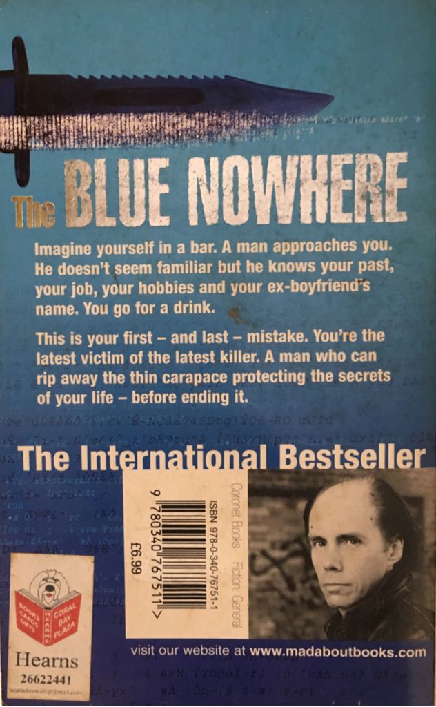 The Blue Nowhere - Jeffery Deaver (Coronet Books - Paperback) book collectible [Barcode 9780340767511] - Main Image 2
