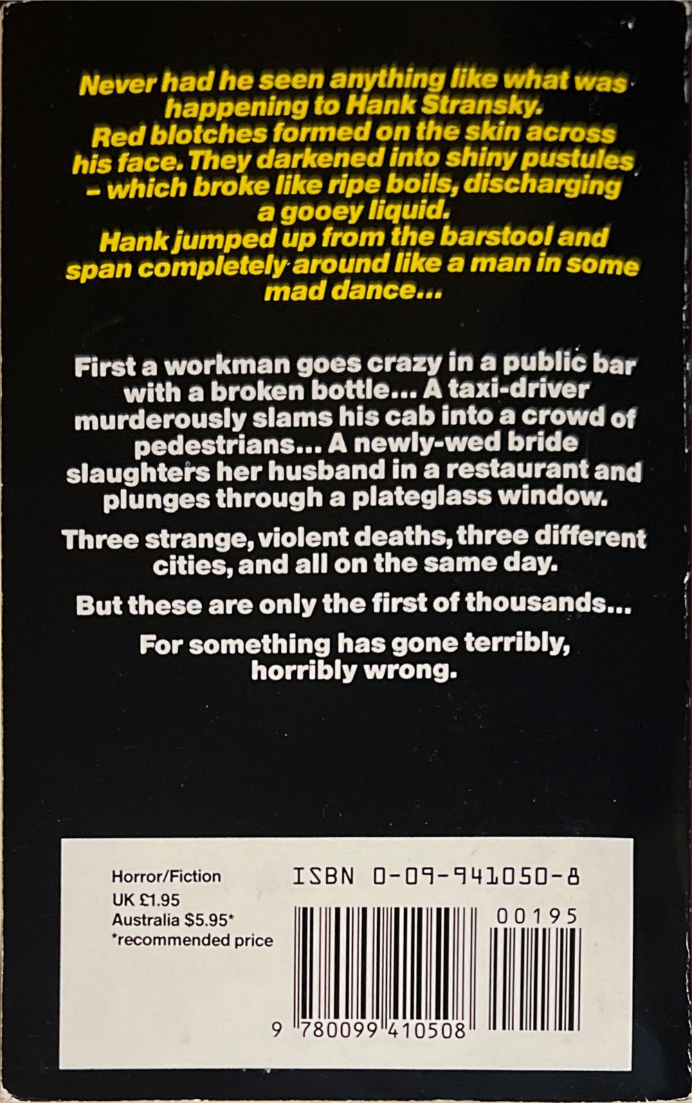 The Brain Eaters - Gary Brandner book collectible [Barcode 9780099410508] - Main Image 2