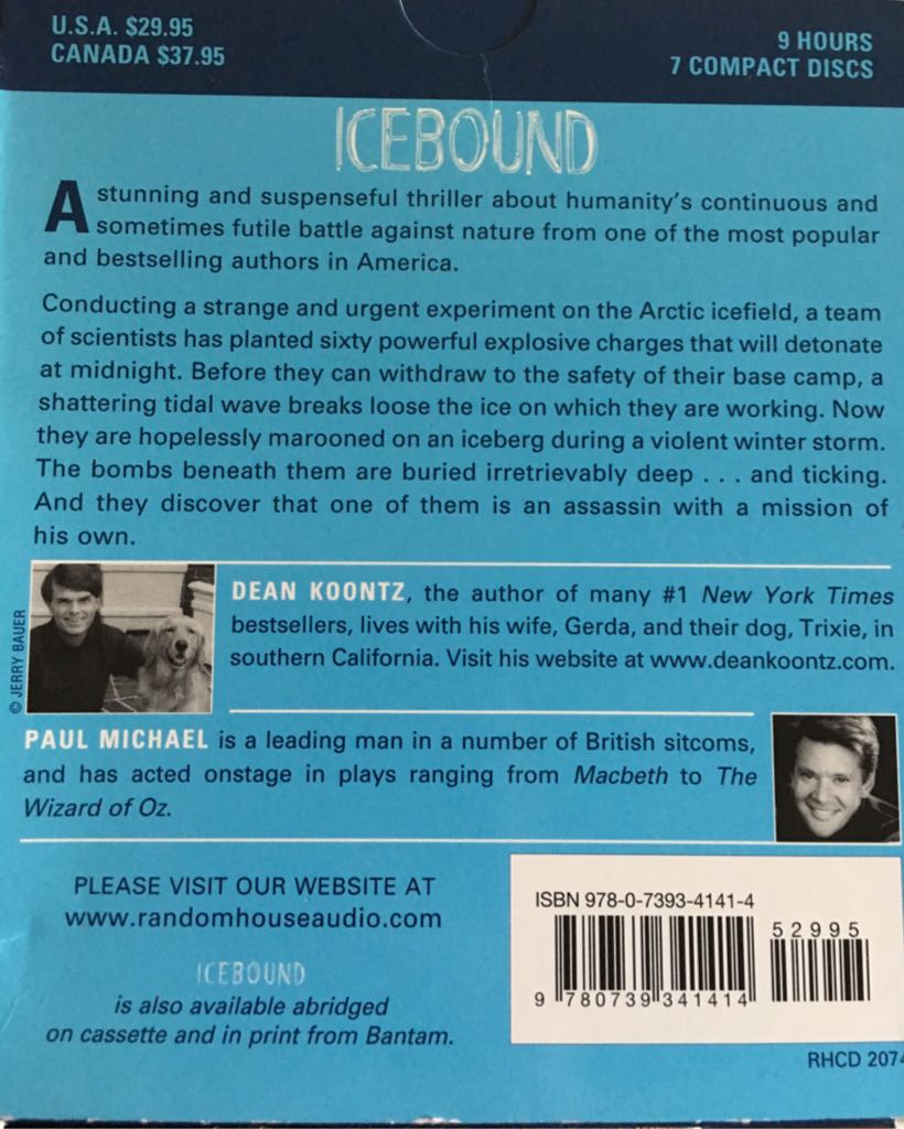 Icebound  book collectible [Barcode 9780739341414] - Main Image 2