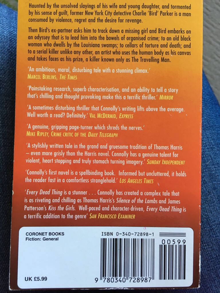 Every Dead Thing - John Connolly (Coronet Books - Paperback) book collectible [Barcode 9780340728987] - Main Image 2