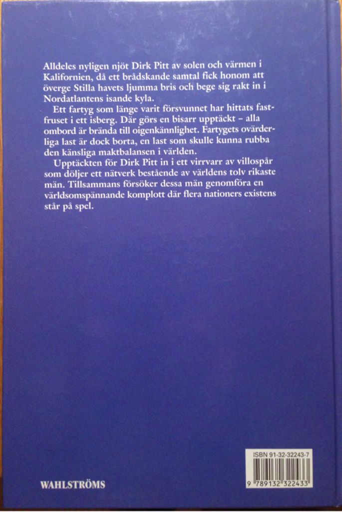 (Dirk 03) - Iceberg - Clive Cussler (Bantam - Paperback) book collectible [Barcode 9780553146417] - Main Image 2