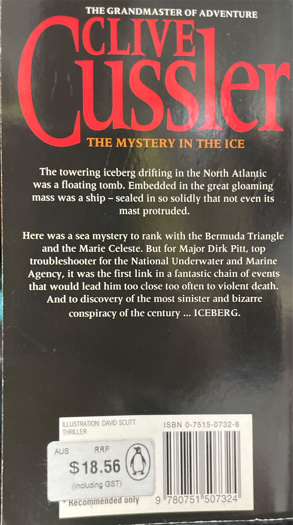 Iceberg - Clive Cussler (Warner Books - Paperback) book collectible [Barcode 9780751507324] - Main Image 2
