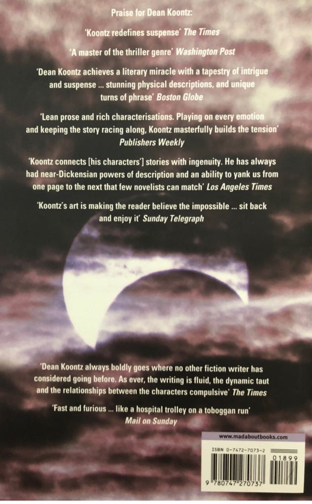 By The Light Of The Moon - Dean Koontz (- Audiobook) book collectible [Barcode 9780747270737] - Main Image 2