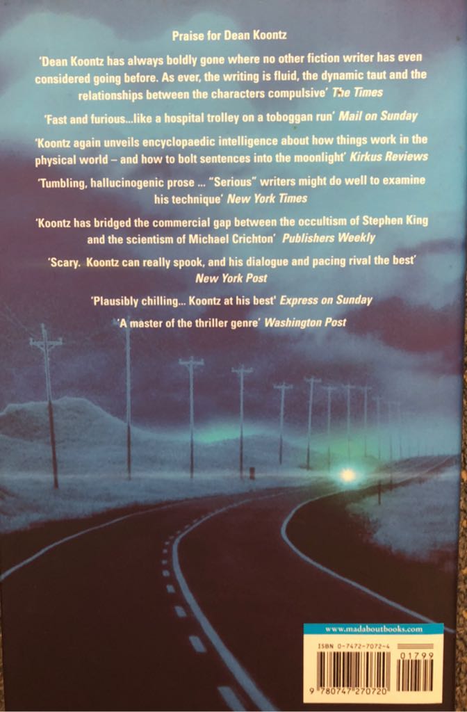 One Door Away From Heaven - Dean Koontz (Headline Feature - Hardcover) book collectible [Barcode 9780747270720] - Main Image 2