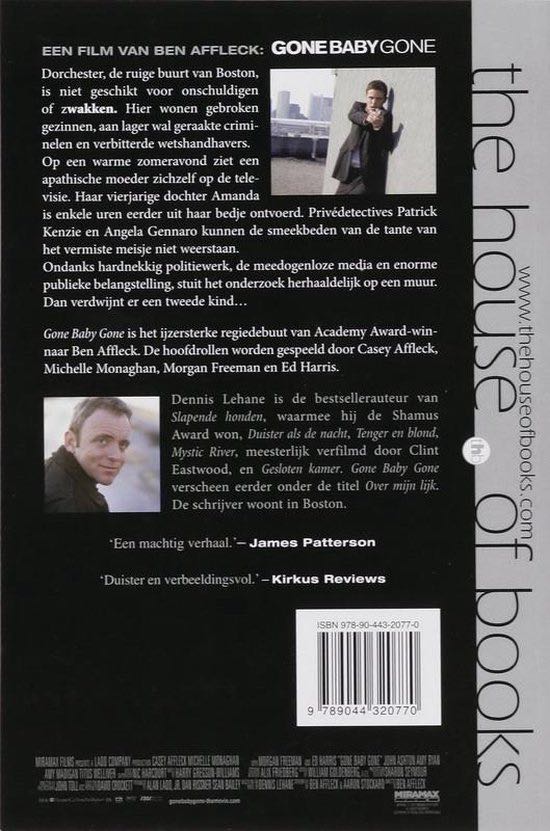 Gone Baby Gone - Dennis Lehane (The House Of  Books - Paperback) book collectible [Barcode 9789044320770] - Main Image 2