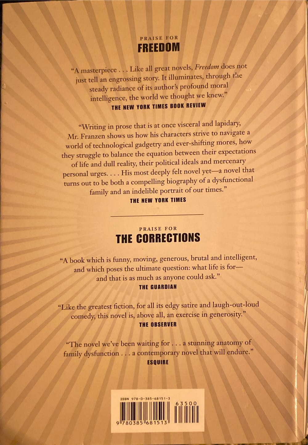 Purity - Jonathan Franzen (Bond Street Books - Hardcover) book collectible [Barcode 9780385681513] - Main Image 2