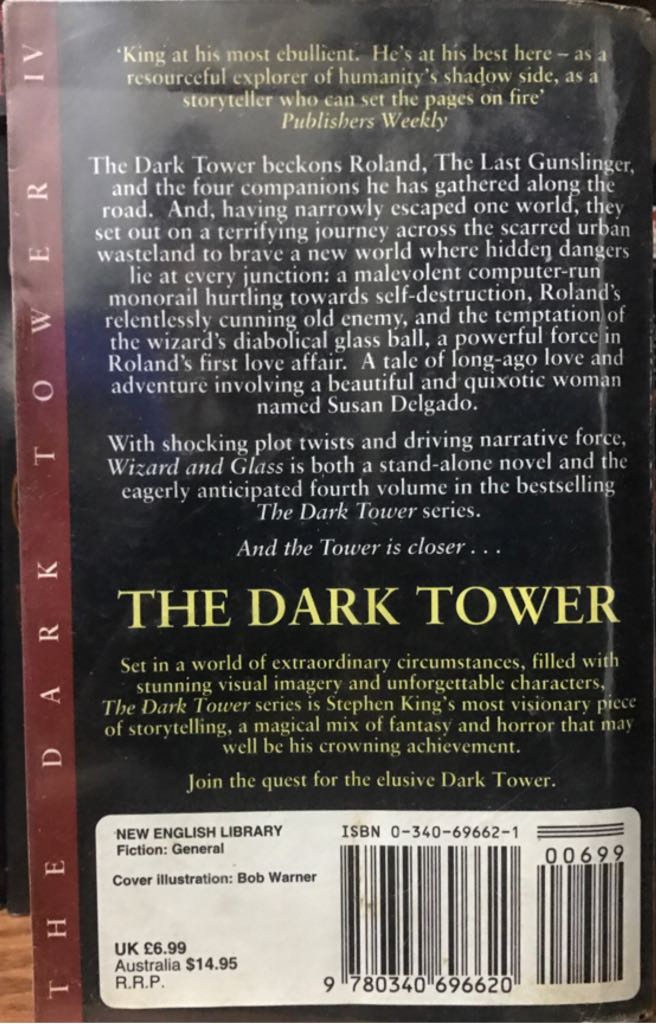 Stephen King: Wizard And Glass - Stephen King (Hodder Headline - Paperback) book collectible [Barcode 9780340696620] - Main Image 2