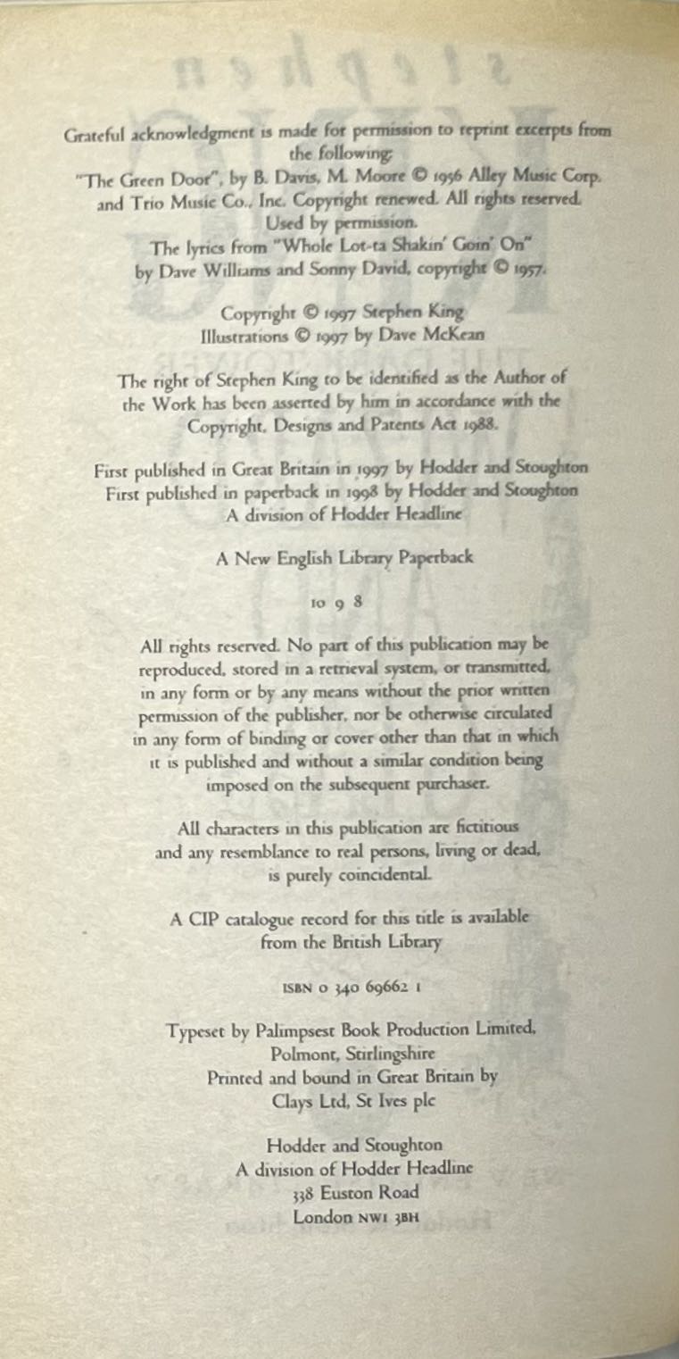 Stephen King: Wizard And Glass - Stephen King (Hodder Headline - Paperback) book collectible [Barcode 9780340696620] - Main Image 4