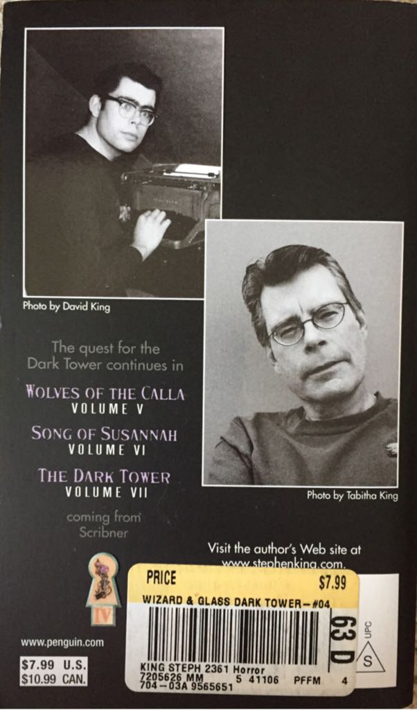 Wizard And Glass - Stephen King (Signet Fiction - Trade Paperback) book collectible [Barcode 9780451210876] - Main Image 2