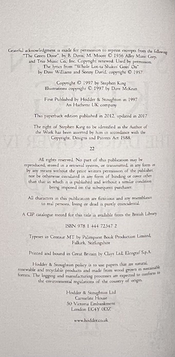 Wizard And Glass - Stephen King (Signet Fiction - Trade Paperback) book collectible [Barcode 9780451210876] - Main Image 4