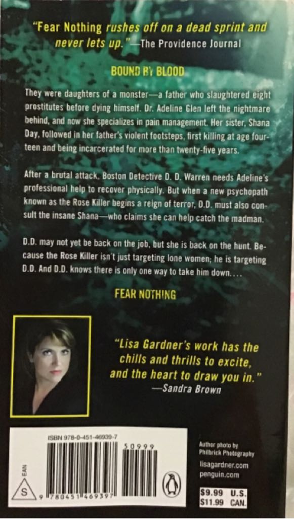 Fear Nothing - Lisa Gardner (Paperback) book collectible [Barcode 9781410465351] - Main Image 2