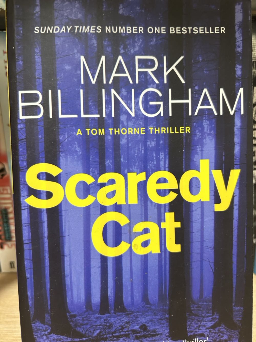Scaredy Cat - Mark Billingham (Sphere - Paperback) book collectible [Barcode 9780751548860] - Main Image 3