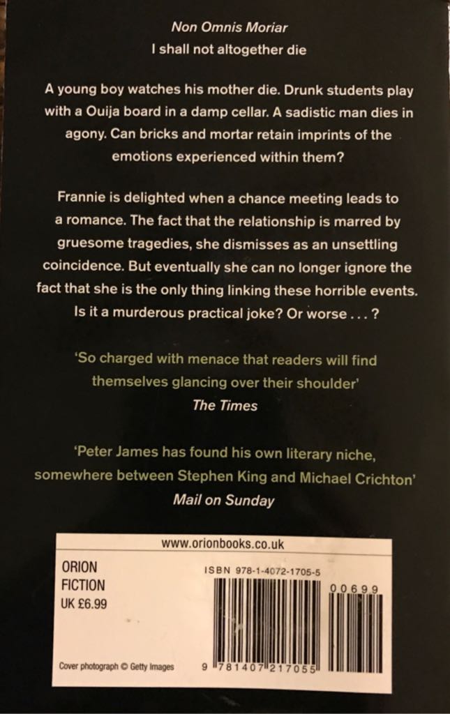 Prophecy - James, Peter (Orion - Paperback) book collectible [Barcode 9781407217055] - Main Image 2