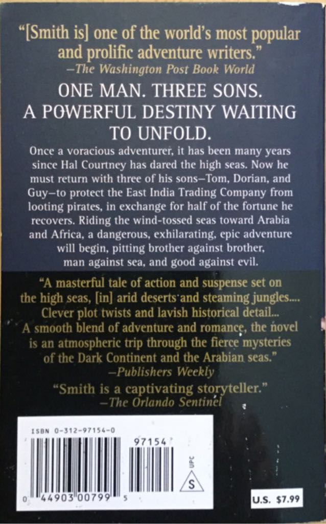 Monsoon - Wilbur Smith (St. Martin’s Paperbacks - Paperback) book collectible [Barcode 9780312971540] - Main Image 2