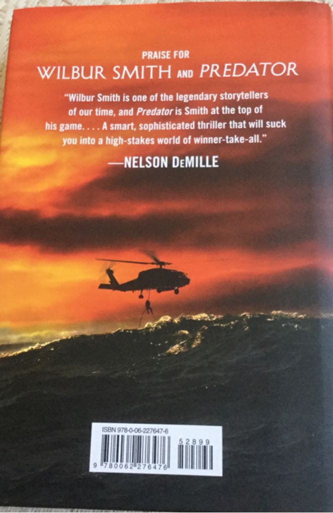 Predator - Wilbur Smith (William Morrow - Hardcover) book collectible [Barcode 9780062276476] - Main Image 2